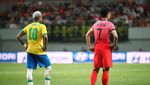 Momen Son Jumpa Idolanya, Neymar si Pesepakbola Terbaik Dunia