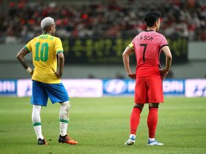 Momen Son Jumpa Idolanya, Neymar si Pesepakbola Terbaik Dunia