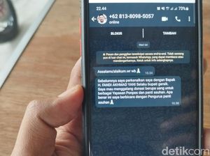 Beredar Pesan WA Galang Dana Catut Nama Bupati Gresik, Pemkab: Hoaks! Beredar Pesan WA Galang Dana Catut Nama Bupati Gresik, Pemkab: Hoaks!