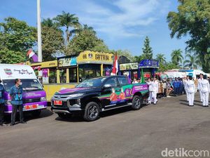 Meriahnya Kegiatan Ngarak Pataka di Hari Jadi Ciamis ke-380