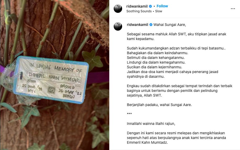 pesan pilu ridwan kamil ikhlaskan eril