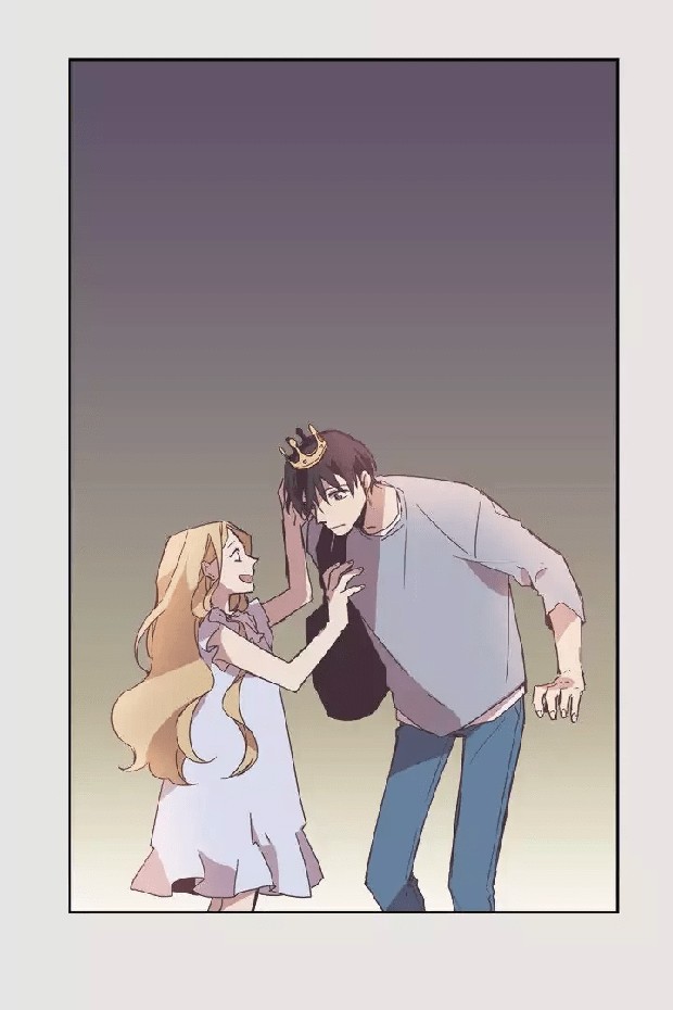 Potret karakter utama dalam webtoon Jinx's Lover