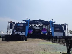 Arena Nonton Formula E di Ancol Masih Sepi