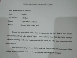 Perkara Pilkades Bikin Kades di Bone Coret 40 Penerima BLT-Paksa Mundur Kadus