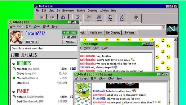 Bila WhatsApp, YouTube, Facebook Hadir di Era 90-an