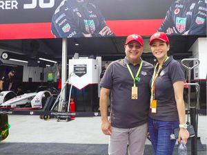 Deretan Artis Happy Tonton Langsung Balapan Formula E Jakarta