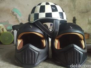 Warga Majalengka Ini Raup Cuan Lewat Bisnis Restorasi Helm