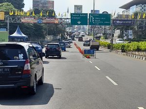 Lalin Puncak Ramai Lancar, Sistem Oneway Arah Jakarta Berlaku Siang Ini