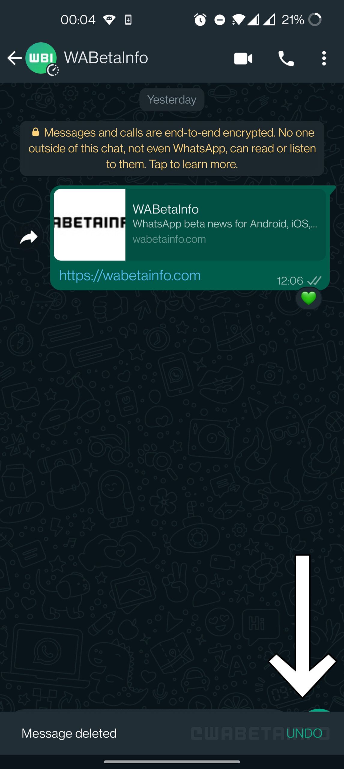 WhatsApp dapat membuat fitur "Batalkan penghapusan" untuk memulihkan pesan yang dihapus