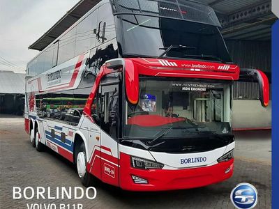 Tampil Beda, Ini Potret Bus Double Decker Terbaru PO Borlindo