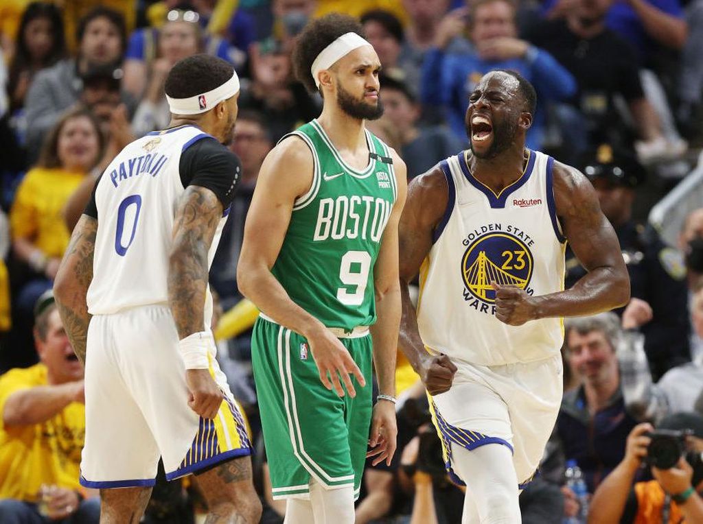 Final NBA 2022: Warriors Pecundangi Celtics di Gim Kedua, Skor 1-1