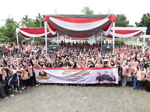 Emak-emak di Lampung Deklarasi Dukung Ganjar Maju di Pilpres 2024