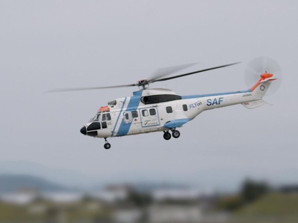 Jepang Klaim Sukses Terbangkan Helikopter Pertama dengan BBM Berkelanjutan