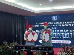 Wamenkumham Resmikan Unit Layanan Paspor Imigrasi Jakut di Mangga Dua