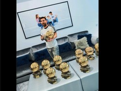 Apa iya Messi akan punya Ballon dOr lebih banyak jika ia orang Eropa? Foto: dok. Twitter  