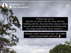 Viral Pengantin Menikah di Tanah Orang, Rumput Diganti Aspal Tanpa Izin