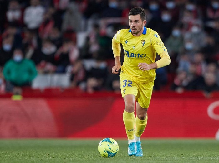 MALLORCA, SPAIN - MAY 07: Takefusa Kubo of RCD Mallorca looks on during the La Liga Santader match between RCD Mallorca and Granada CF at Estadio de Son Moix on May 07, 2022 in Mallorca, Spain. (Photo by Cristian Trujillo/Quality Sport Images/Getty Images)