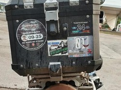 Ngeri! Anggota Provos Tak Sadar Patah Kaki Usai Ditabrak Rombongan Moge