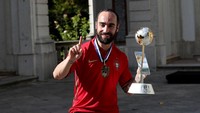 Ricardinho baru saja diumumkan bergabung dengan Pendekar United, klub futsal Atta Halilintar. Sudah penasaran menunggu aksinya? Foto: NurPhoto via Getty Images/NurPhoto  