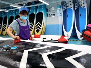 Seperti Ini Proses Pembuatan Papan Paddle di China