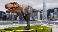 Ada di Hong Kong, Robot T-Rex Raksasa Ini Tingginya 4,6 Meter