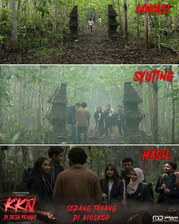 Sinematografi yang apik dan sangat terasa berhasil dibangun tim produksi KKN di Desa Penari.