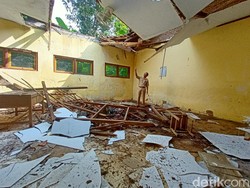 Atap SDN 2 Dayakan Ambrol, Dindik Ponorogo Segera Revitalisasi