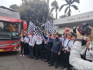 Lepas 285 PMI, Erick Thohir: Pekerja Migran Bukan Masyarakat Kelas 2