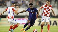 Tak ada gol sepanjang babak pertama. Kroasia vs Prancis tuntas tanpa gol sampai turun minum.