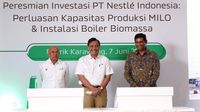 Luhut dan Teten Resmikan Investasi Nestle di Karawang