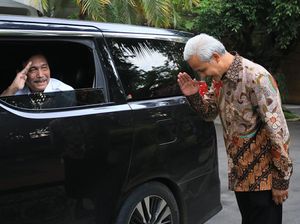 3 Hal yang Dibahas Ganjar dan Luhut di Semarang