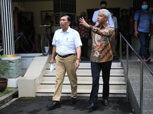 Ganjar Dikomplain Luhut soal Banjir Rob Saat Bertemu di Semarang