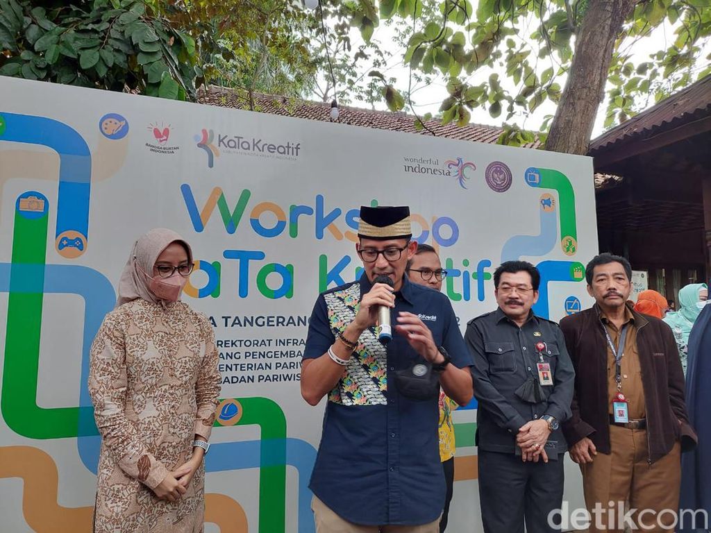 Dorong Ekraf di Pinggir Ibu Kota, Sandiaga: Kerja di Jakarta, Ngopi di Tangsel Dorong Ekraf di Pinggir Ibu Kota, Sandiaga: Kerja di Jakarta, Ngopi di Tangsel