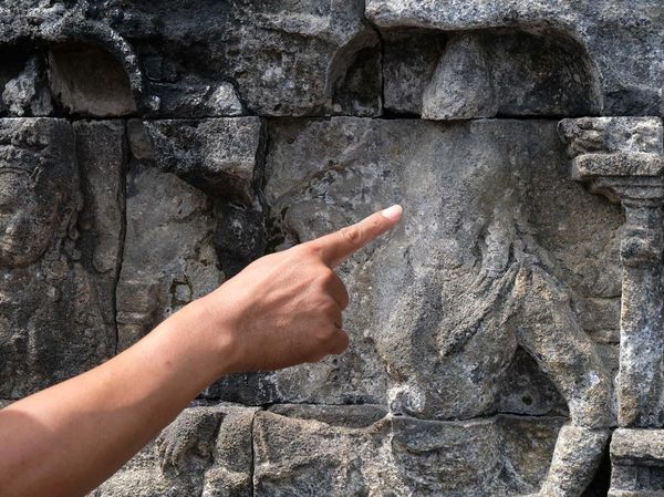 Foto-foto Ini Tunjukkan Sebagian Kerusakan di Candi Borobudur