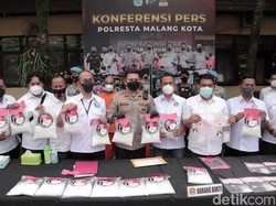 Jaringan Narkoba di Kota Malang Dibongkar, Sabu 20 Kg Disita