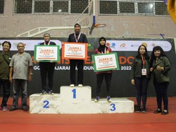 Gustin Dwi Jayanti Juara Tunggal Putri Liga Tenis Meja 2022
