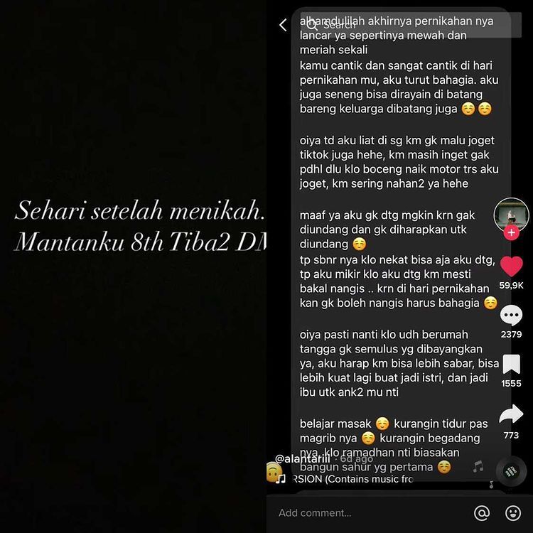 Unggahan viral di media sosial.