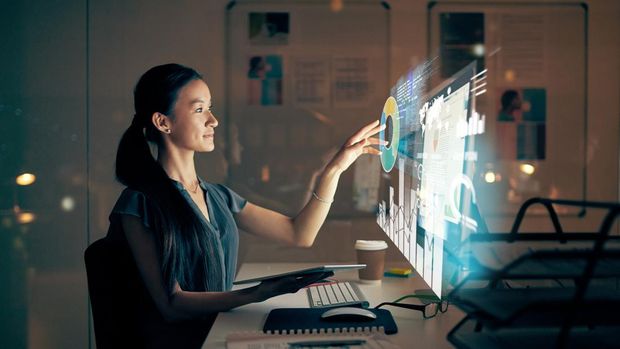 Pekerjaan di bidang teknologi.