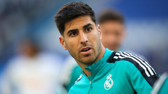 PARIS, FRANCE - MAY 27: Marco Asensio of Real Madrid during training at Stade de France on May 27, 2022 in Paris, France. Real Madrid will face Liverpool in the UEFA Champions League final on May 28, 2022. (Photo by Craig Mercer/MB Media/Getty Images)