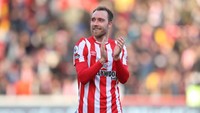 Christian Eriksen habis kontraknya dengan Brentford di musim panas ini (Getty Images)