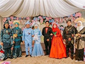 Viral 4 Pengantin Wanita di Satu Pelaminan, Ada yang Hamil