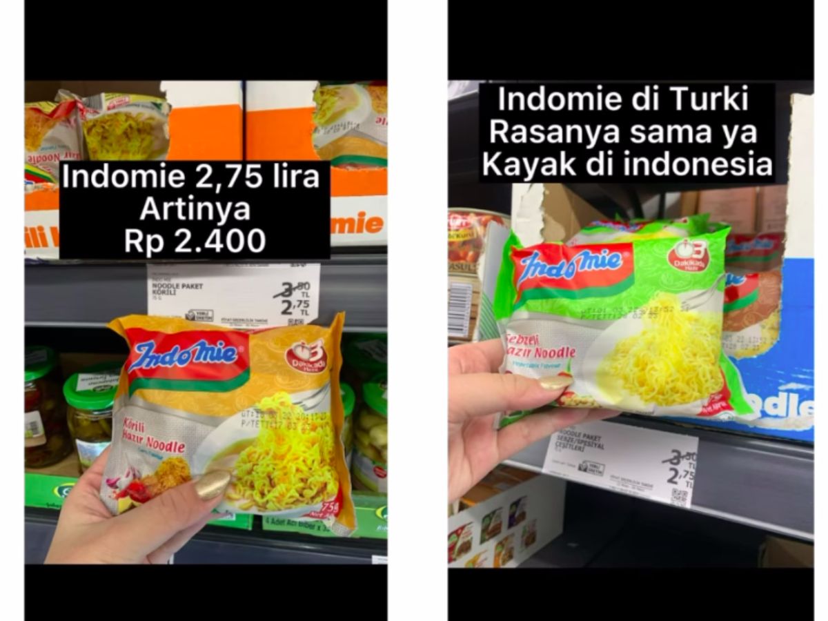 Harga Indomie di Turki