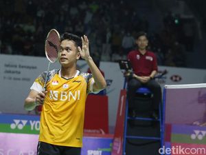 Reaksi Datar Ginting Usai Bungkam Thailand di Indonesia Masters 2022