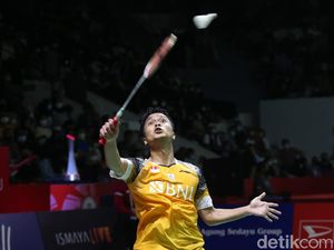 Kerja Keras Ginting Lolos ke 16 Besar Indonesia Masters 2022