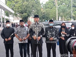 Ucapkan Belasungkawa, AHY Temui Ridwan Kamil di Pakuan