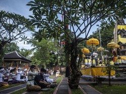 Piodalan Pura di Bali Bertepatan Tumpek Landep 5 November 2022
