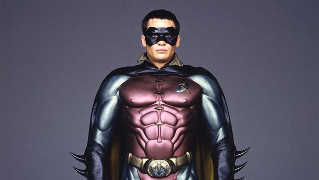 American actor Chris O'Donnell on the set of Batman Forever, directed by Joel Schumacher. (Photo by Warner Bros. Pictures/Sunset Boulevard/Corbis via Getty Images)