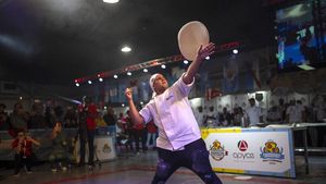 Beginilah Aksi Atraktif Para Koki dalam Kejuaraan Pizza di Argentina