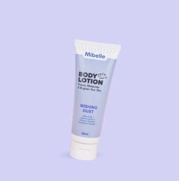 Mibelle Body Lotion SPF50+ Tone Up / foto: shopee.co.id Mibelle Body Lotion SPF50+ Tone Up