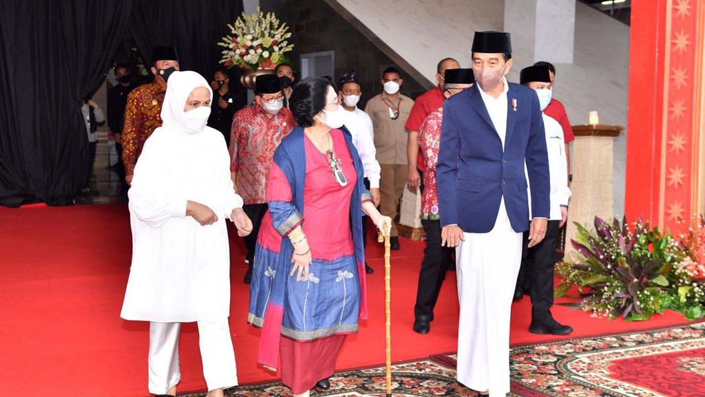 Momen Jokowi-Megawati Hadiri Peresmian Masjid At-Taufiq